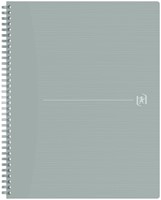 Spiraalblok Oxf Origin A4+ lijn 140pag 80gr grijs 1 Stuk