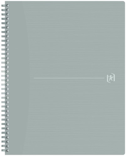 Spiraalblok Oxf Origin A4+ lijn 140pag 80gr grijs 1 Stuk