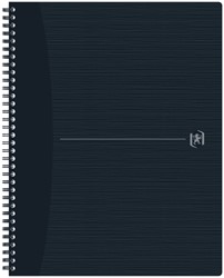 Spiraalblok Oxf Origin A4+ lijn 140pag 90gr zwart 1 Stuk