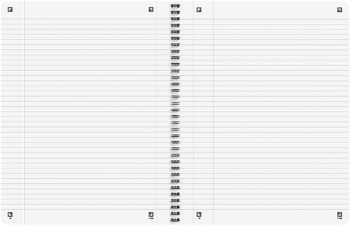 Spiraalblok Oxf Origin A4+ rt 5mm 140pag 80gr zw 1 Stuk-3