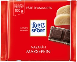 Ritter Sport Puur Marsepein tablet 100gr 100 Gram