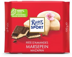 Chocolade Ritter Sport puur-marsepein 100gr