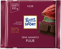 Ritter Sport Puur tablet 100gr 100 Gram