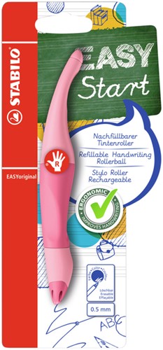 Rollerpen STABILO Easyoriginal rechts M pa roze 1 Blister