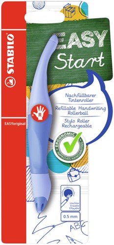 Rollerpen STABILO Easyoriginal rechts M pa blauw 1 Blister
