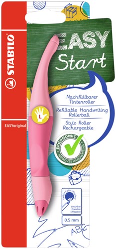 Rollerpen STABILO Easyoriginal links M pastel roze 1 Blister
