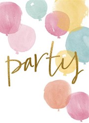 Uitnodiging Party 10x15cm 5 Kaart