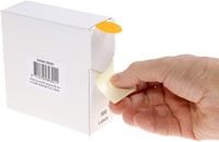 Etiket Rillprint 25mm 500st op rol fluor oranje 500 etiket-4