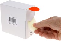 Etiket Rillprint 35mm 500st op rol fluor rood 500 etiket-4