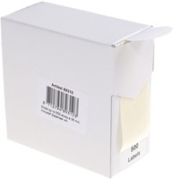 Etiket Rillprint 35mm 500st op rol wit 500 etiket