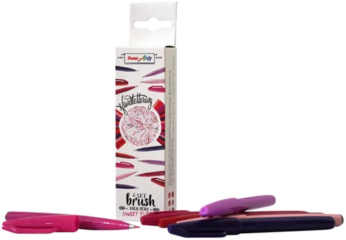 Brushpen Pentel Sign SES15C Sweet Flora assorti 1 Set-3