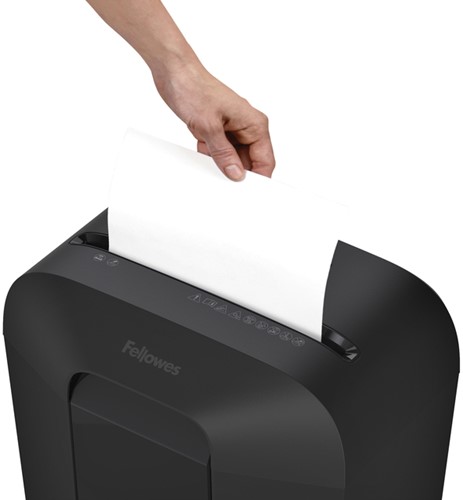 Papiervernietiger Fellowes LX41 4x12mm zwart 1 Stuk-3