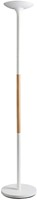 Vloerlamp Unilux Pryska led hout wit 1 Stuk