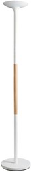 Vloerlamp Unilux Pryska led hout wit 1 Stuk