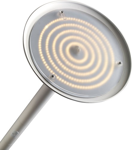 Vloerlamp Unilux Pryska led hout wit 1 Stuk-3