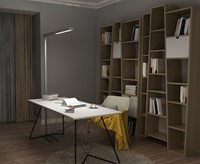 Vloerlamp Unilux Stratus led grijs 1 Stuk-2