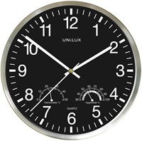 Wandklok Unilux Wetty grijs 1 Stuk