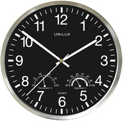 Wandklok Unilux Wetty grijs 1 Stuk