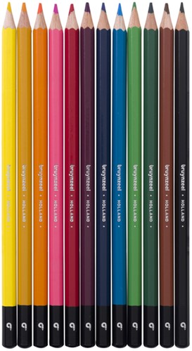 Kleurpotlood Bruynzeel blik 12 kleuren 12 Stuk-2