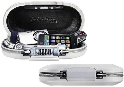 Kluis Safe space combinatieslot en kabel wit 1 Stuk-2