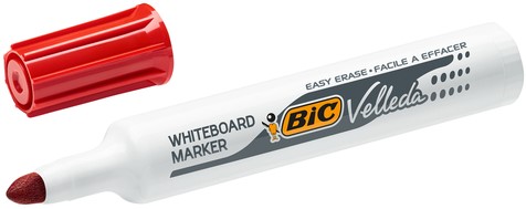 Whiteboardmarker Bic 1711 rond L rood 1 Stuk-3
