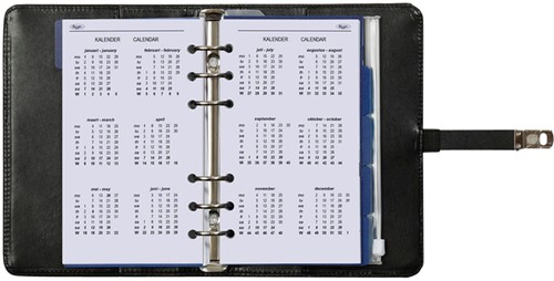 Organizer Kalpa Personal + agenda 25-26 bloem zw 1 Doos-4
