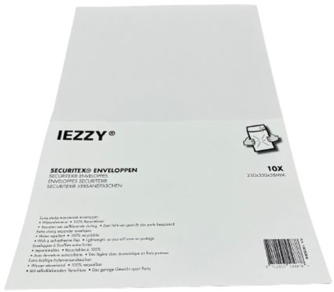 Securitex envelop IEZZY 250x350x38mm 10 stuks