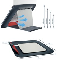 Leitz Ergo Cosy Laptopstandaard grijs 1 Stuk-2