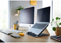 Leitz Ergo Cosy Laptopstandaard grijs 1 Stuk-4