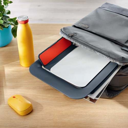 Laptopstandaard Leitz Ergo Cosy verstelbaar recyled grijs-5