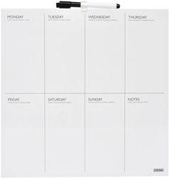 Planbord week Desq 35x35cm magnetisch 1 Stuk