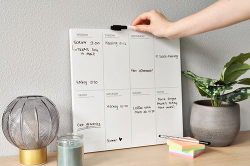 Planbord week Desq 35x35cm magnetisch 1 Stuk-2
