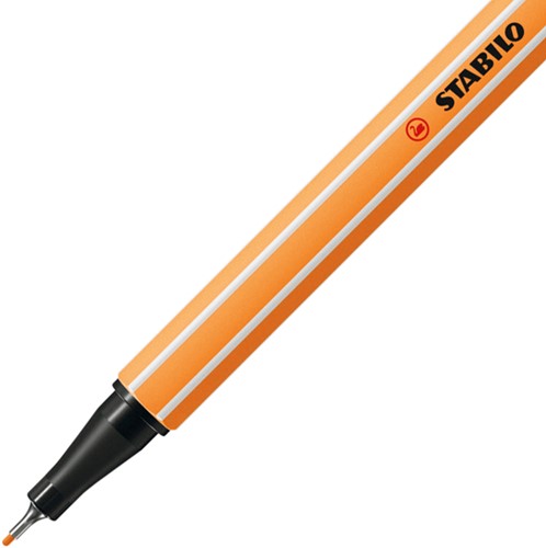 Fineliner STABILO point 88/85 F papaya 1 Stuk-2