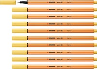 Fineliner STABILO point 88/23 F lichtgeel 1 Stuk-4