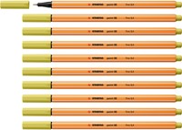 Fineliner STABILO point 88/67 F mosterd 1 Stuk-5