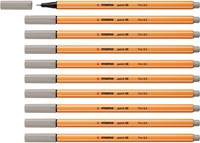 Fineliner STABILO point 88/93 F warm grijs 1 Stuk-4