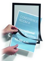 Duraframe Durable A4 zelfklevend zwart 10 Stuk-2