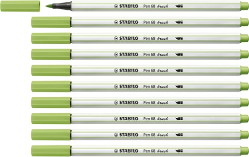 Brushstift STABILO Pen 68/34 pistache 1 Stuk-4