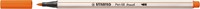 Brushstift STABILO Pen 568/30 bleek vermiljoen