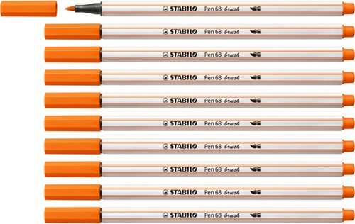 Brushstift STABILO Pen 68/30 bleek vermiljoen 1 Stuk-4