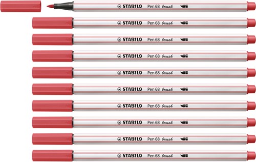 Brushstift STABILO Pen 68/47 roestig rood 1 Stuk-4