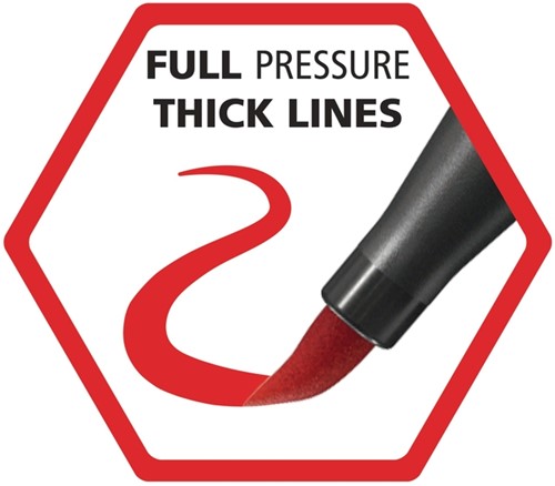 Brushstift STABILO Pen 68/47 roestig rood 1 Stuk-2