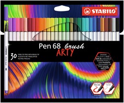 Brushstift STABILO Pen 68/30  Arty ass set 30st 30 Stuk