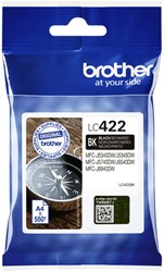 Inktcartridge Brother LC-422BK zwart 1 Stuk