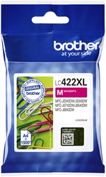Inktcartridge Brother LC-422XLM rood 1 Stuk