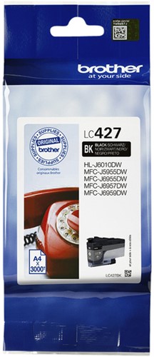 Inktcartridge Brother LC-427BK zwart 1 Stuk