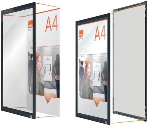 Kliklijst Nobo Impression Pro A4 zwart 1 Stuk-2