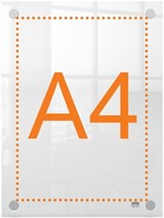 Infobord Nobo Premium Plus A4 acryl wand 1 Stuk-6