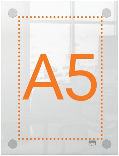 Infobord Nobo Premium Plus A5 acryl wand 1 Stuk-3