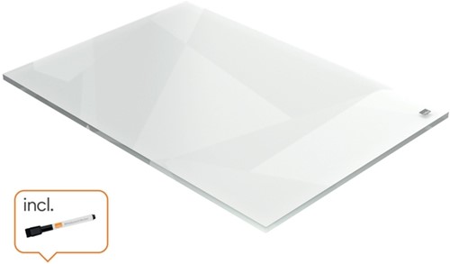 Notitiebord Nobo transparant acryl A4-2